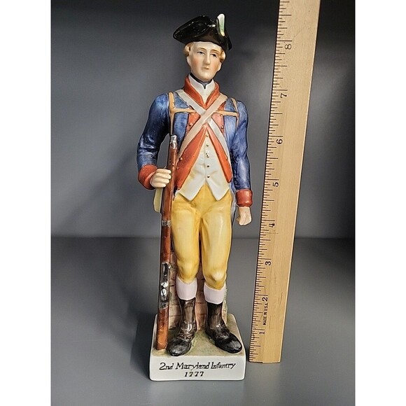 Andrea by Sadek 2nd Maryland Infantry 1777 Soldier Figurine 6965 Porcelain - Picture 8 of 8